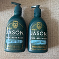 Men's Face and Body Wash Hydrating Ocean Minerals & Eucalyptus 16Oz 2-Pack