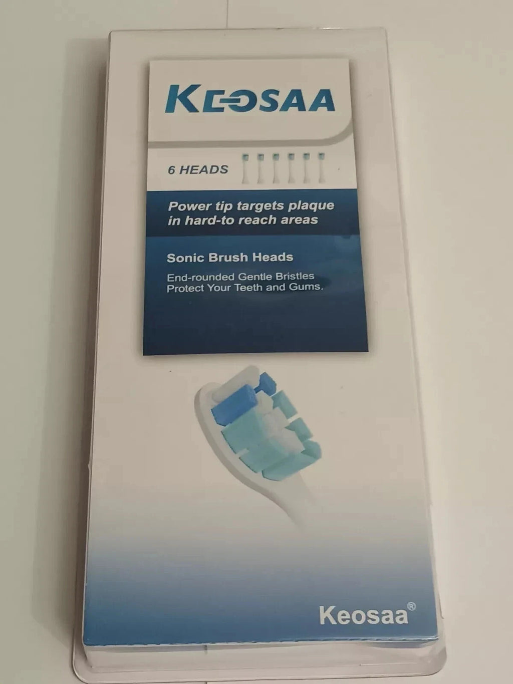 Replacement Toothbrush Heads for Sonic Electric Toothbrush - 6 Pack White