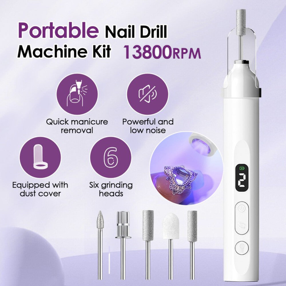 Electric Toenail Grinder Set for Thick Nails Manicure Pedicure Tools