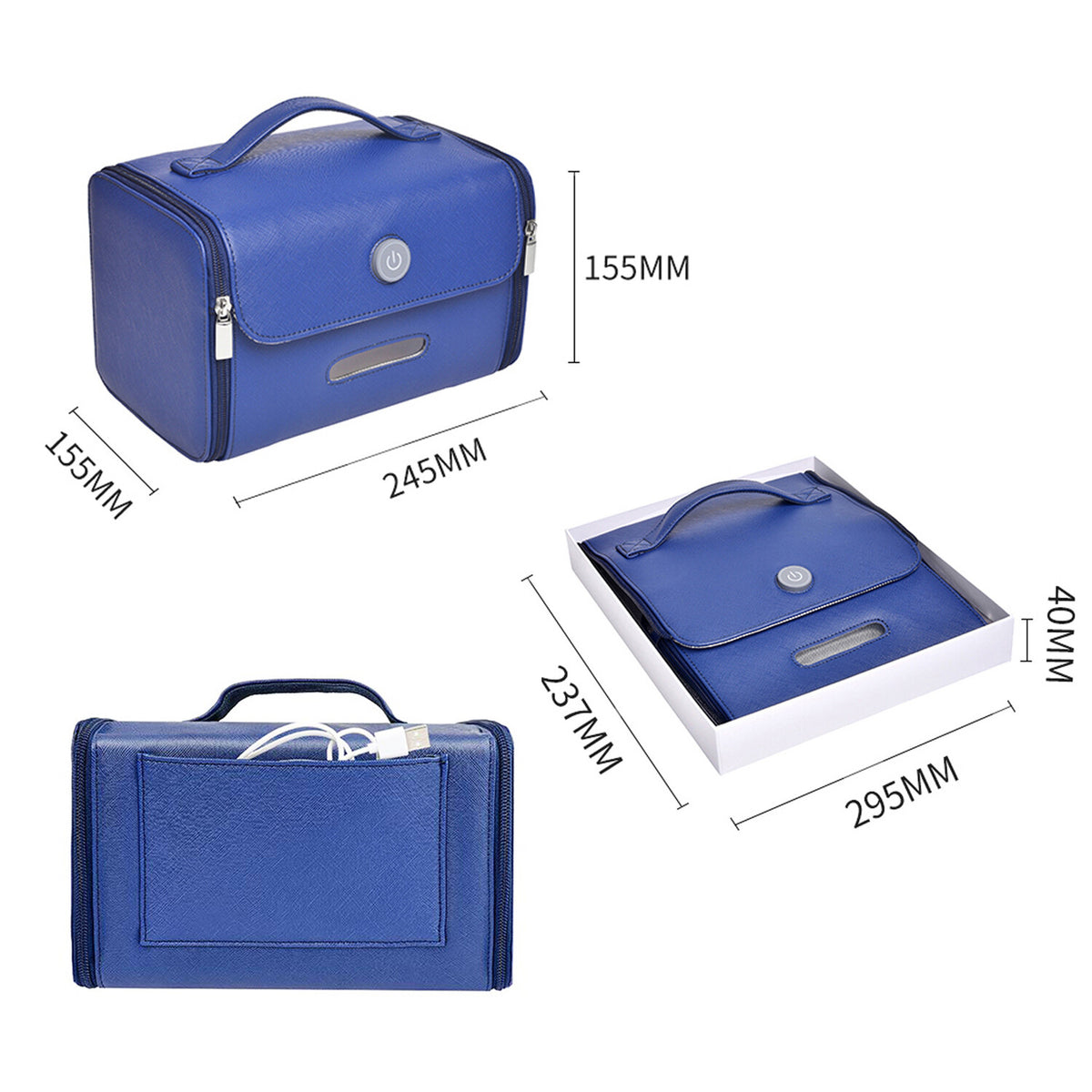 Portable UV Sterilizer Bag Foldable Disinfection Box UVC LED Light