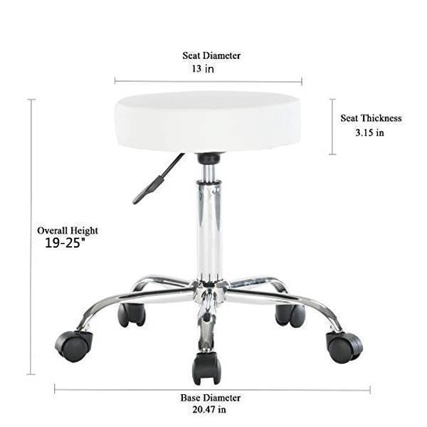 Pneumatic Hydraulic Rolling Massage Stool for Spa Tattoo Clinics