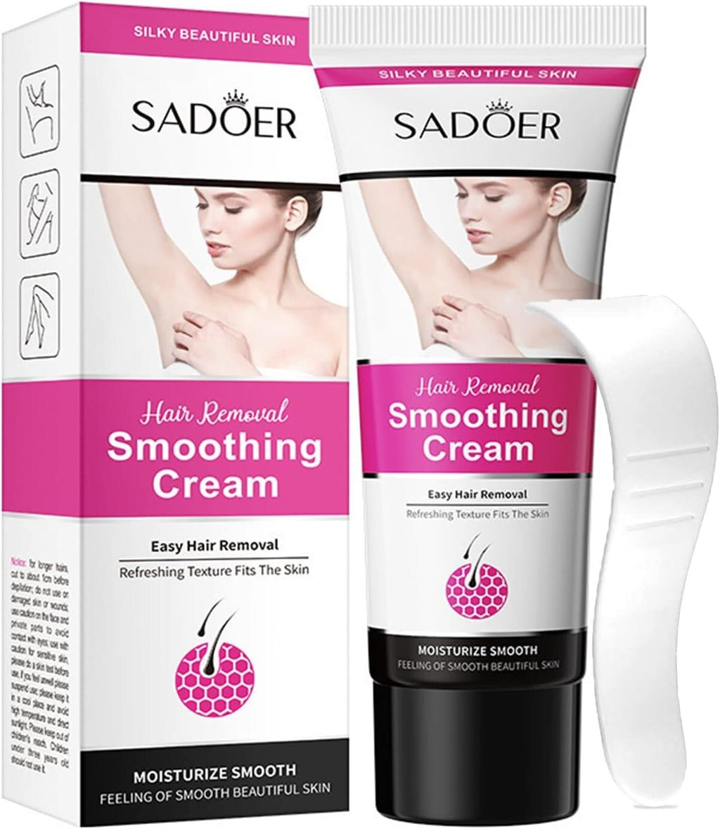 Men's Hair Removal Cream for Face & Body - Fast, Painless, Gentle