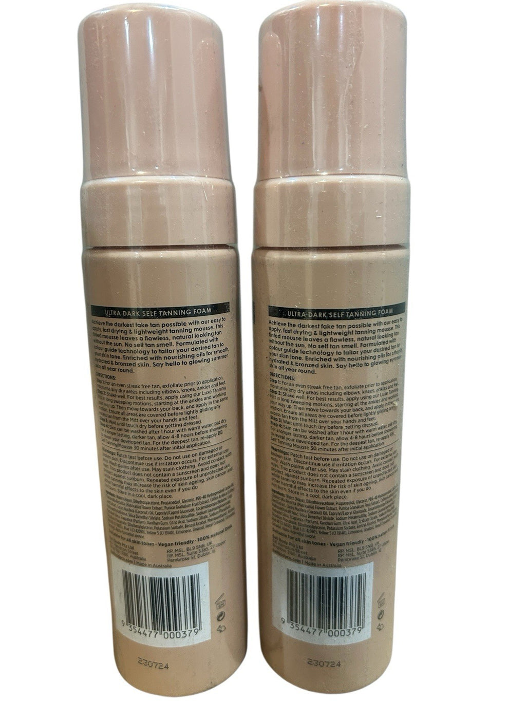 2 Pack Ultra Dark Self Tanning Mousse - 6.7 fl oz Each