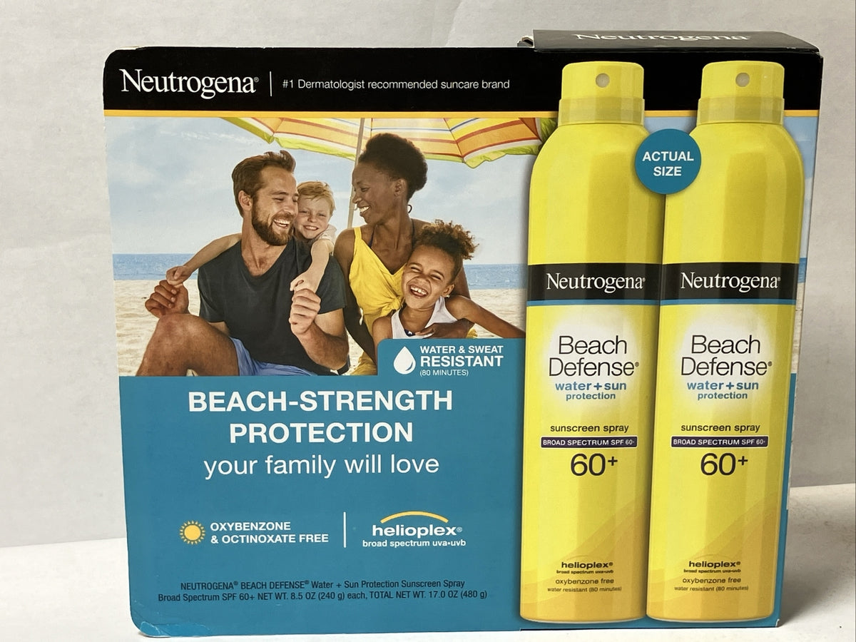 Neutrogena SPF 60+ Water & Sweat Resistant Beach Sunscreen