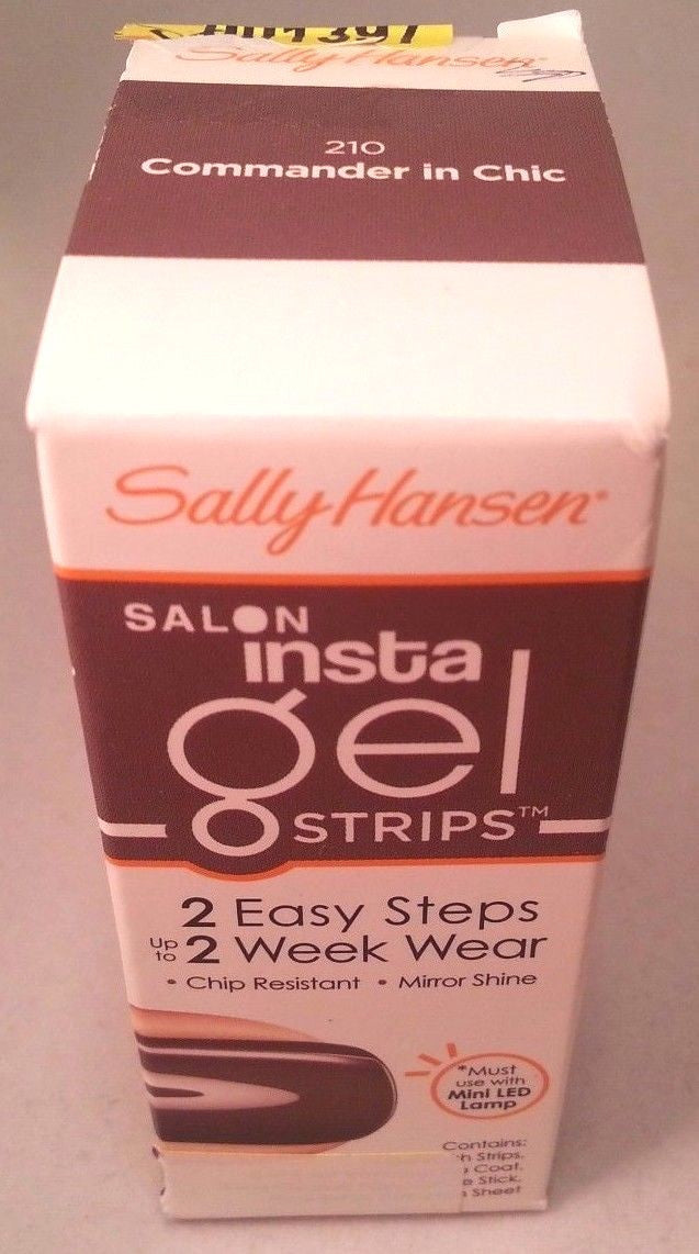 Gel Nail Polish Strips Kit with Mini LED Lamp - Multiple Styles