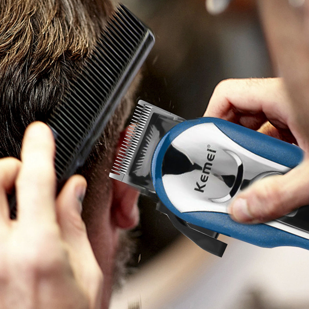 Cordless Men Hair Clippers Trimmer Kit with LED Display & Multiple Attachments