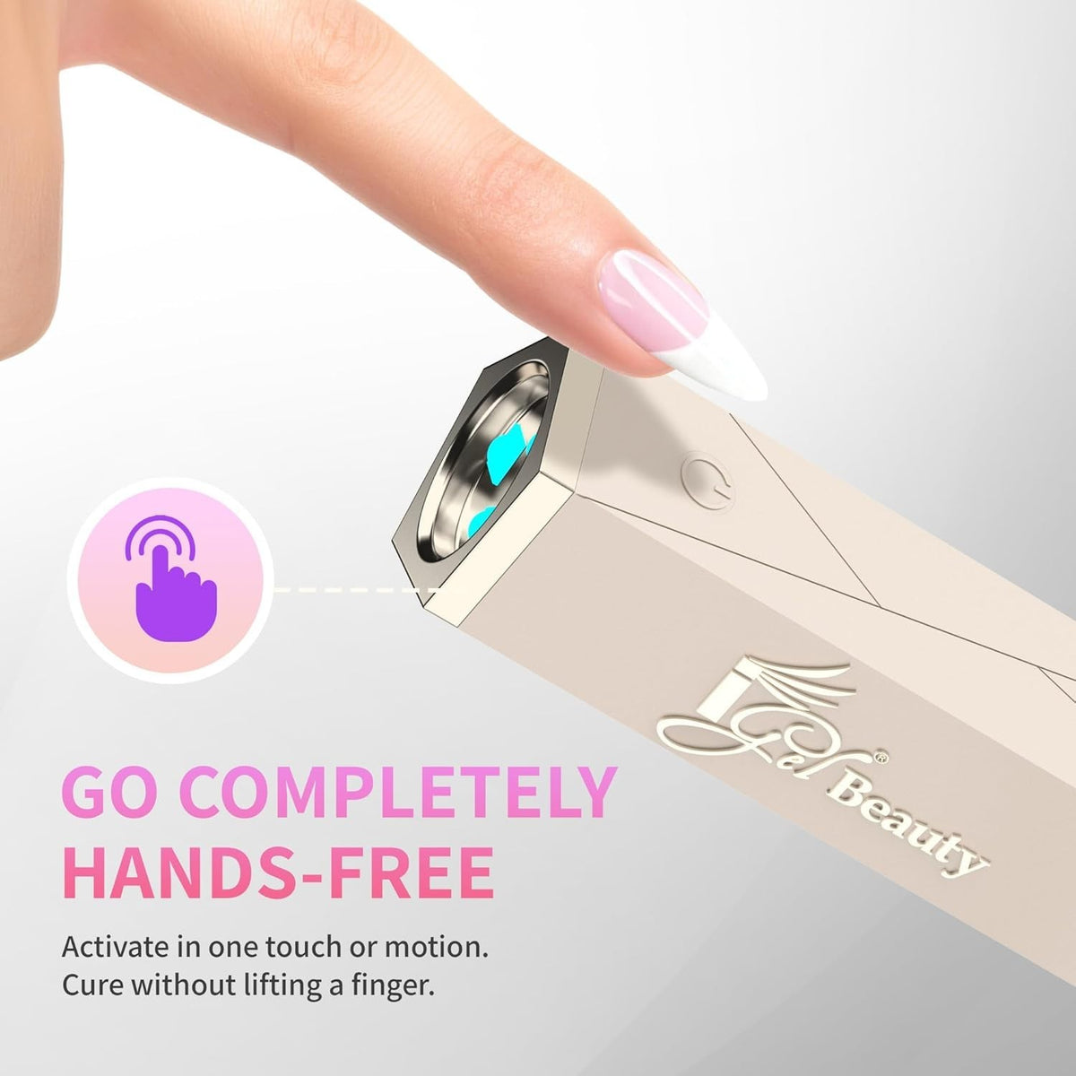 Mini LED Nail Lamp with Hands-Free Sensor Cordless Portable Curing Light