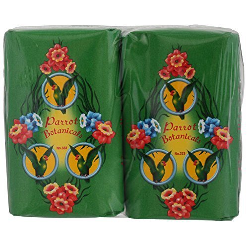 Parrot Botanical Green Bar Soap 70G - 4 Pack Natural Fragrance