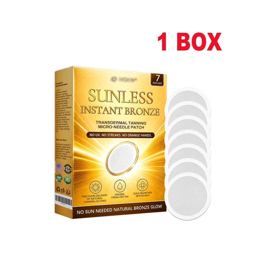 Natural Sunless Tanning Patches - Gradual Self Tan Microdarts, 2X Pack