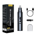 USB-C Rechargeable Nose & Ear Hair Trimmer - Waterproof Painless Grooming for Men & Women