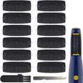 Replacement Rollers for Foot Files - 12 Extra Coarse Micro-Diamond Abrasive Pads