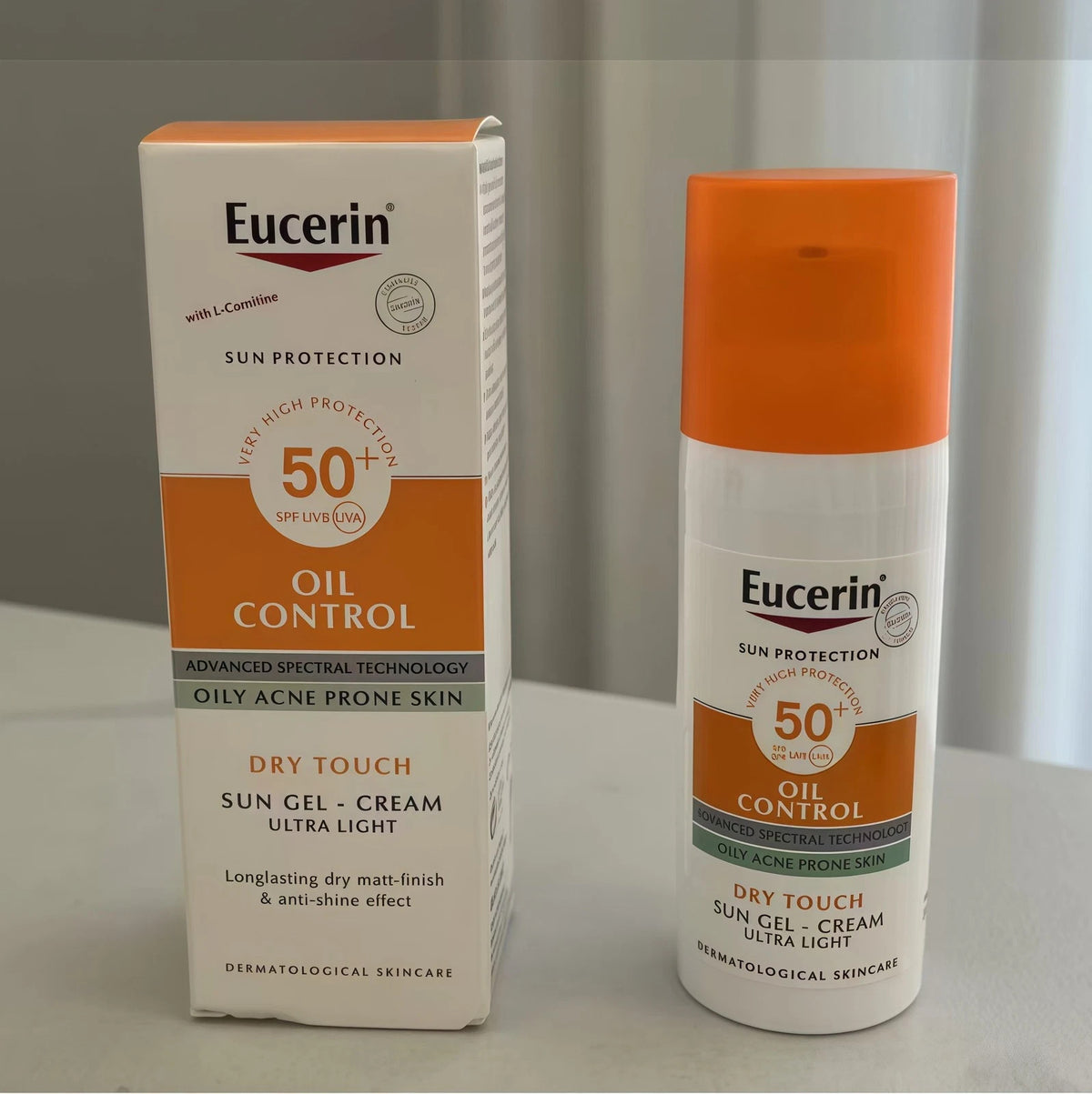 Eucerin Oil Control SPF 50+ Sun Gel Cream for Oily Skin 50ml