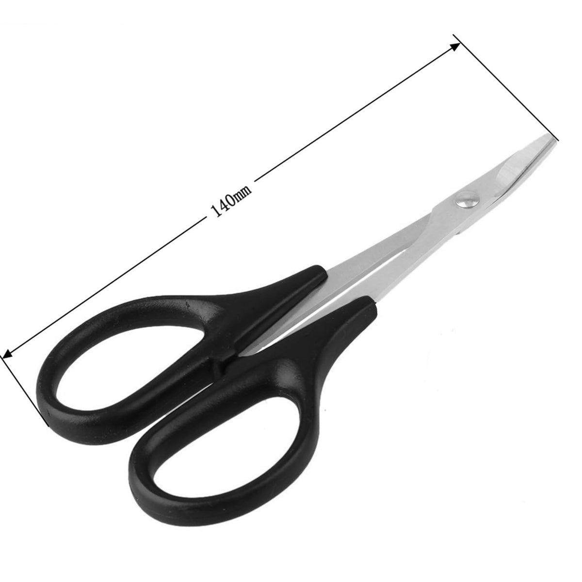 RC Car Body Trimming Scissors, Curved Blades for RC Models - Pack of 2