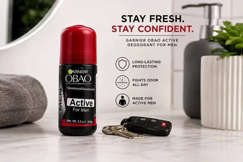 Men's Roll-On Deodorant 2.3 oz Red Pack Long-Lasting Freshness