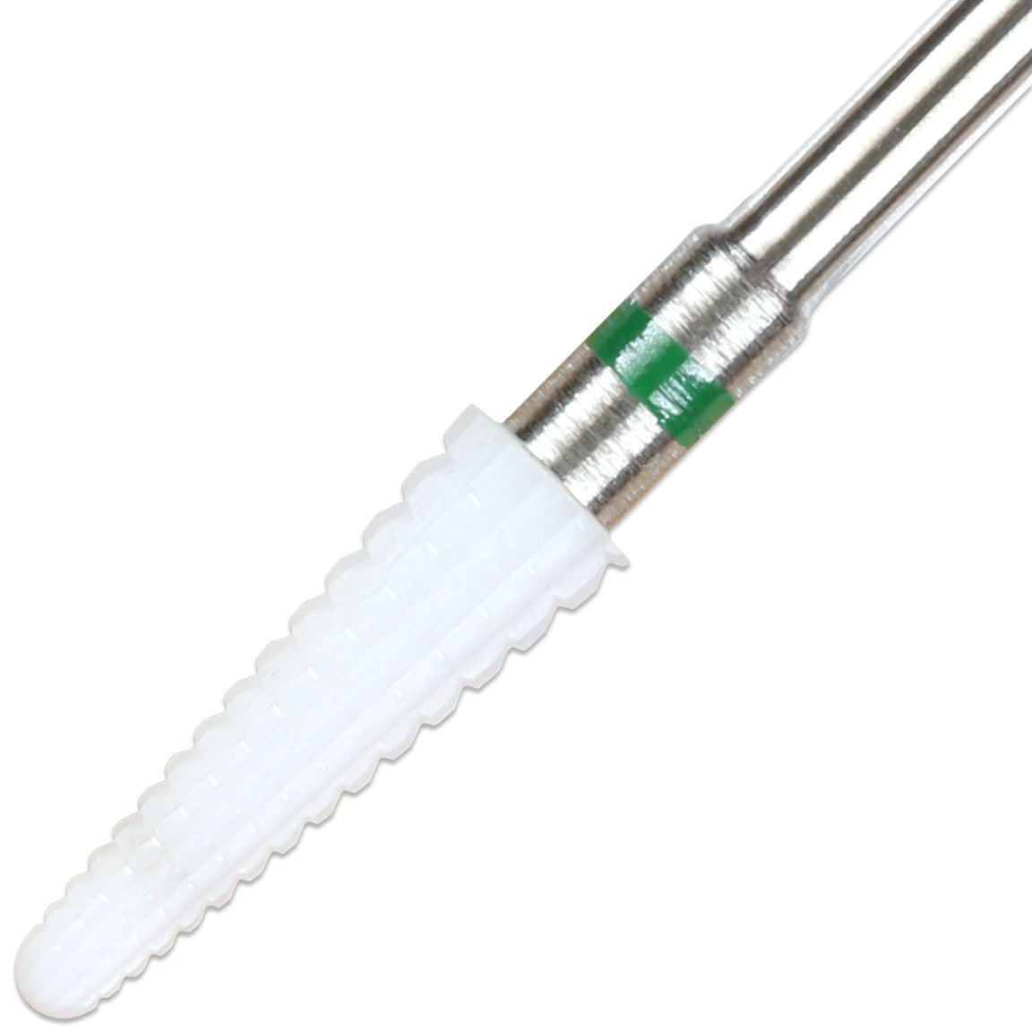 Ceramic Nail Drill Bit - Small Tapered Cone, Coarse Grit, 3/32" Shank