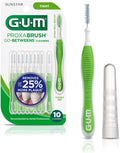 Interdental Brushes Green 10 Count - Tight Size for Effective Oral Care