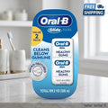 Dental Floss Micro-Textured Unflavored 50m Rolls - 2 Pack for Healthy Gums
