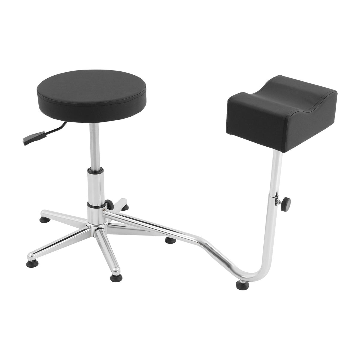 Adjustable Pedicure & Manicure Footrest Stool for Nail Techs & Home Use