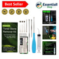 Portable LED Tonsil Stone Remover Tool with Oral Rinse & Case