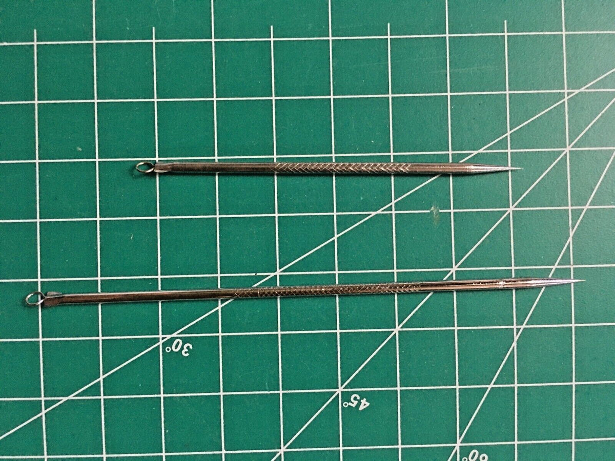 2 Pack Blackhead Remover Pins for Pore Clearing - Facial Extraction Tools