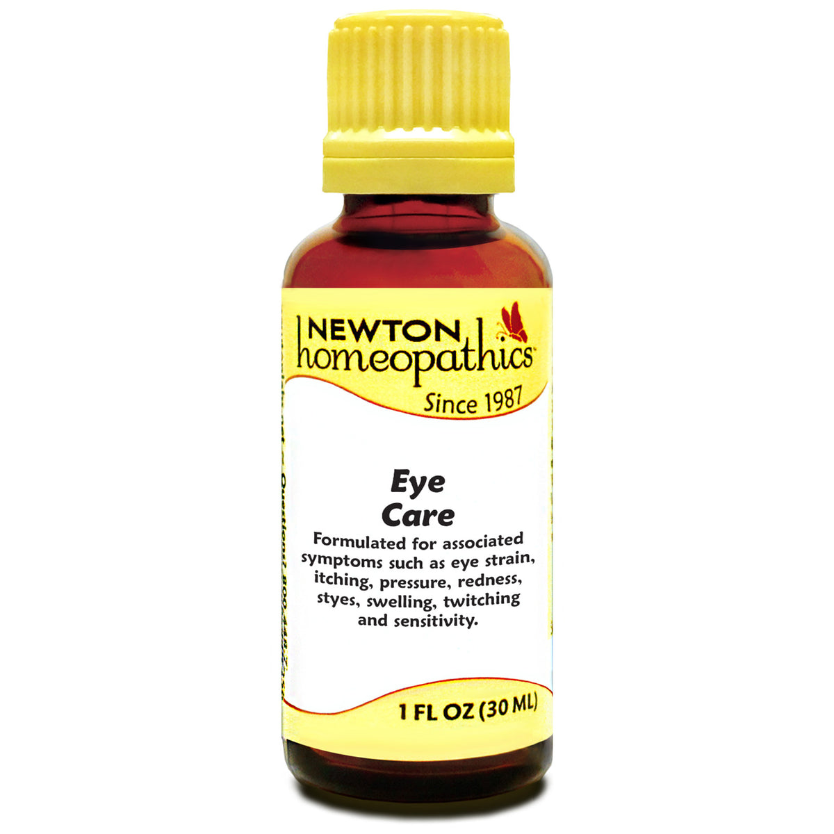 Homeopathic Eye Care Drops for Eye Strain Redness and Itching - 1 fl oz