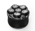 Waterproof 5D Rotary Electric Shaver for Bald Men - Cordless USB Rechargeable