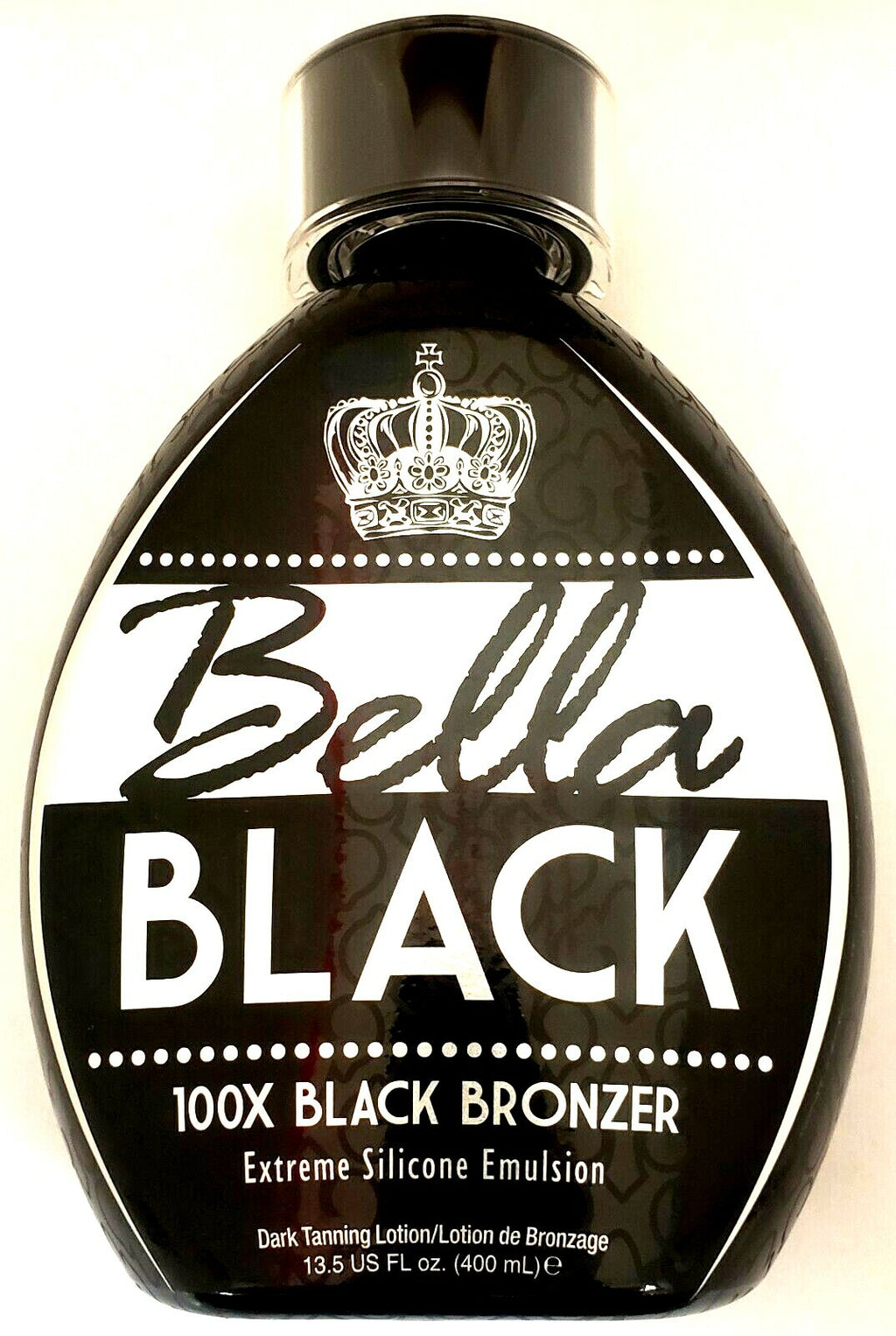 Black Bronzer Tanning Lotion for Indoor & Outdoor Use - Silicone DHA Formula