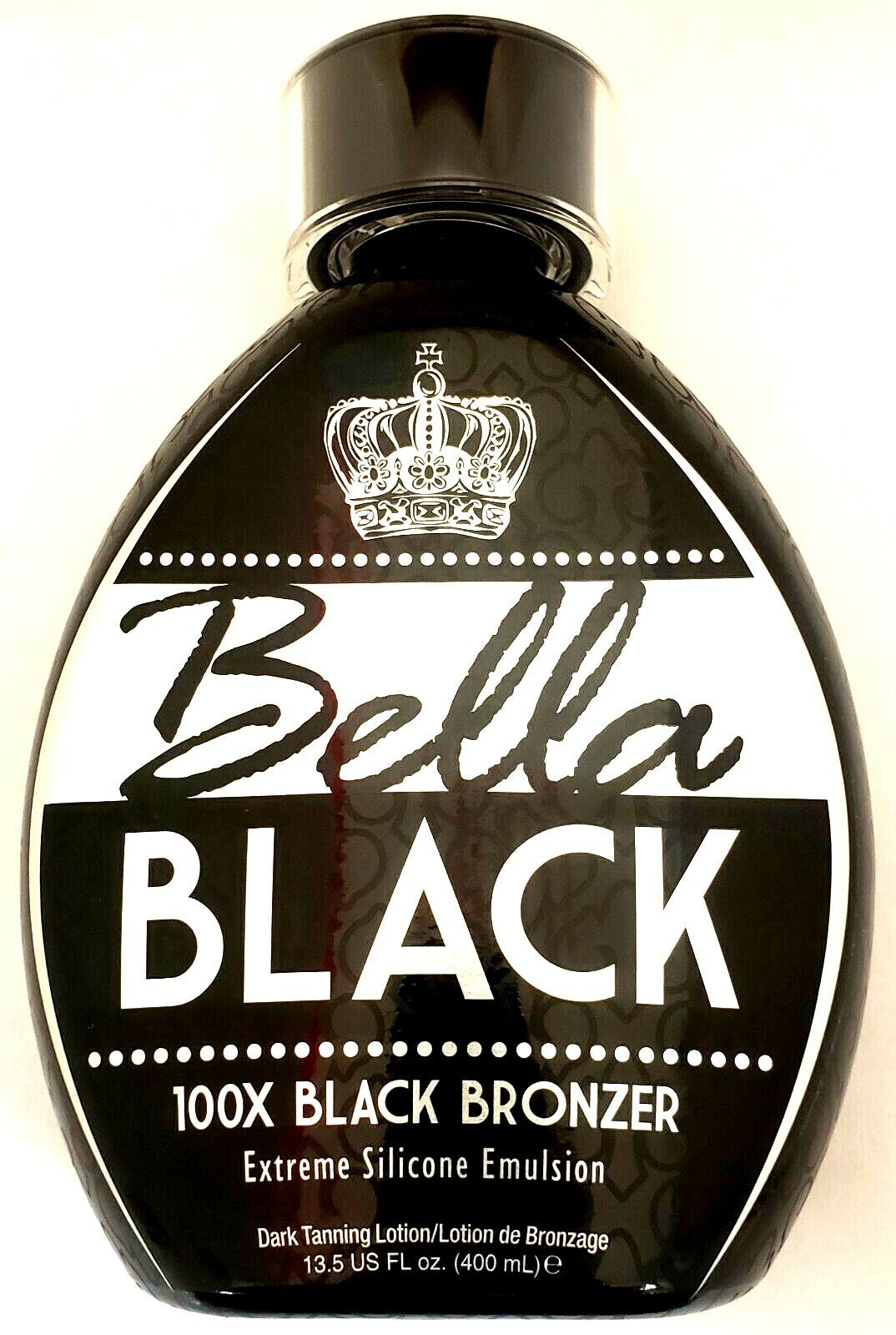 Black Bronzer Tanning Lotion for Indoor & Outdoor Use - Silicone DHA Formula
