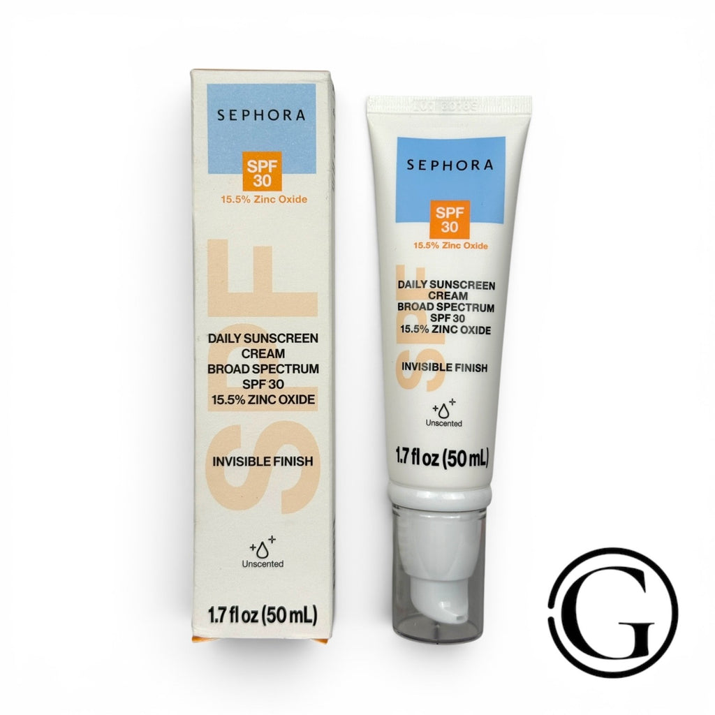 Mineral Sunscreen Cream SPF 30 Pack of 2 - Invisible Finish, Broad Spectrum Protection