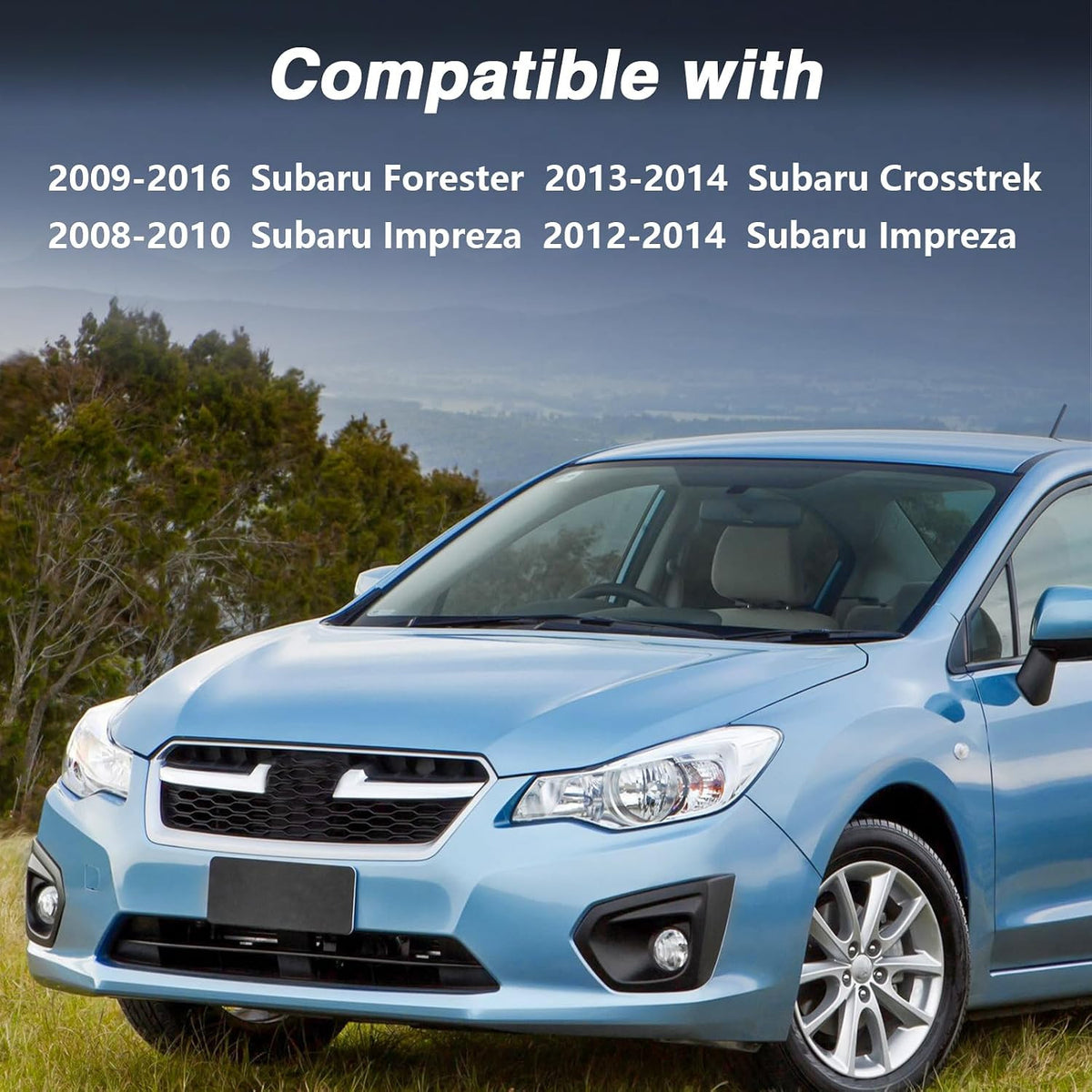Sun Visor Mount Clip for Subaru Forester, Impreza, Crosstrek - Gray