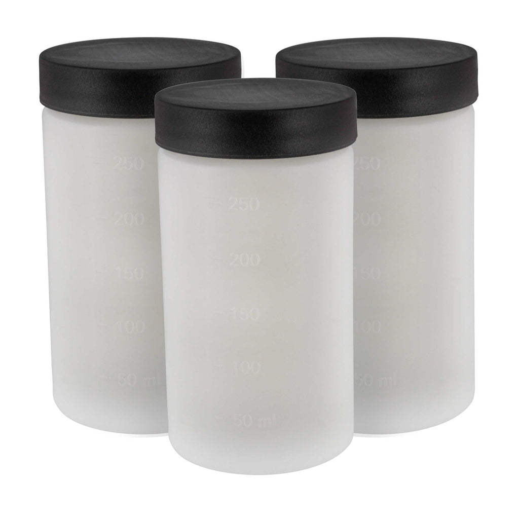 Spray Tanning Solution Cups with Lids - Fits G26 Turbine Gun, Pack of 3