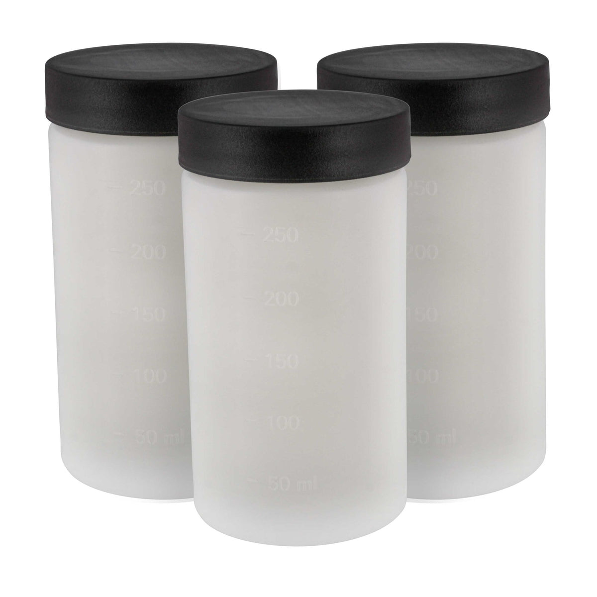 Spray Tanning Solution Cups with Lids - Fits G26 Turbine Gun, Pack of 3