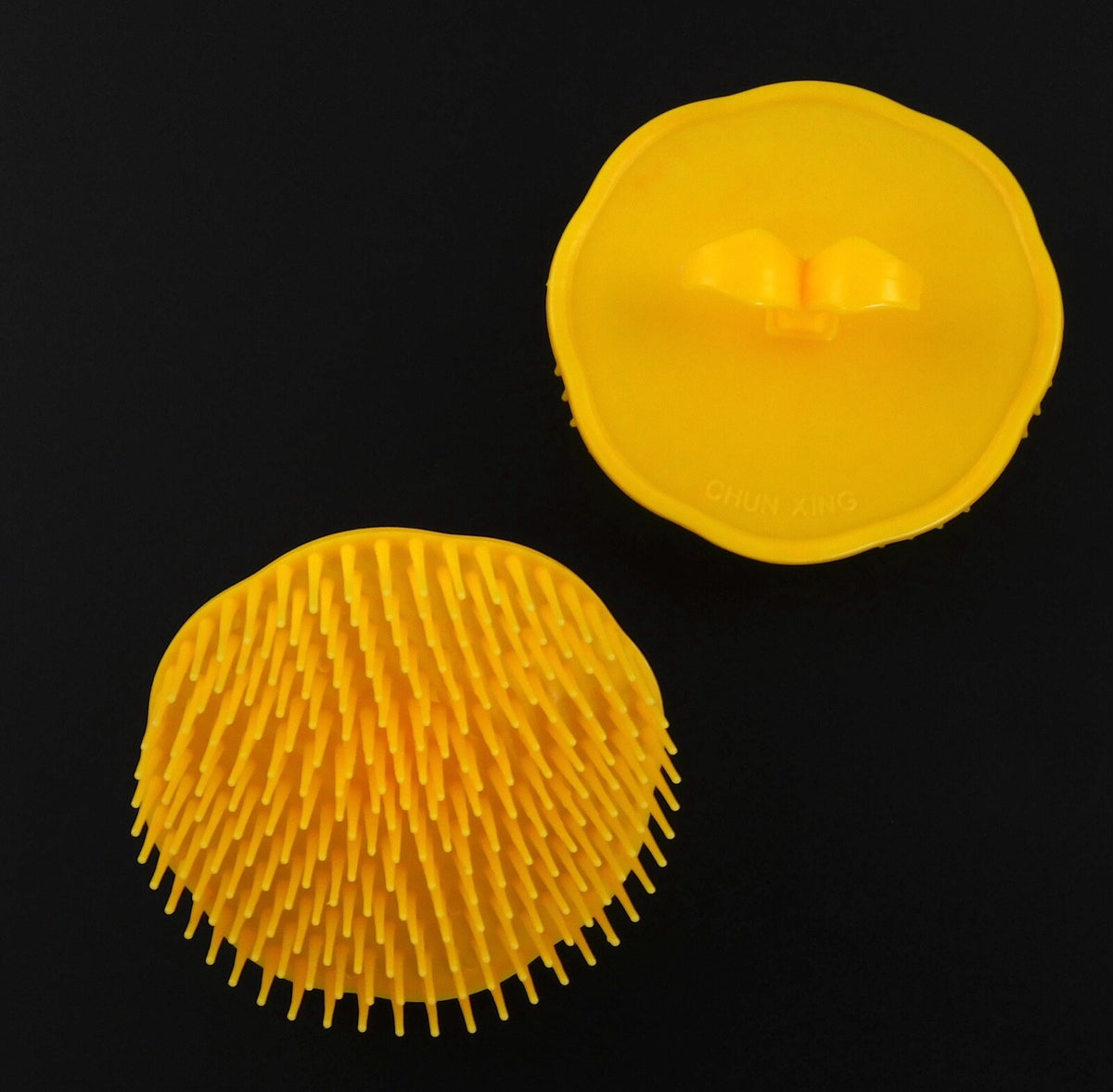 2 Pcs Scalp & Hair Shampoo Brush Massager - Hair Care & Head Cleansing Tool