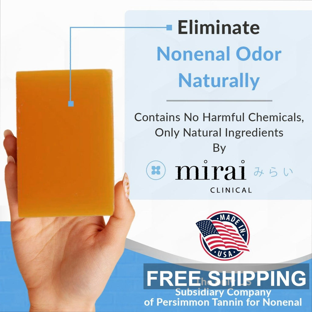 Japanese Persimmon & Green Tea Deodorant Soap 100g for Odor Control