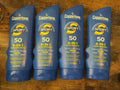Coppertone Sport SPF50 Sunscreen 4 Pack, Water-Resistant UV Protection, 7oz Each