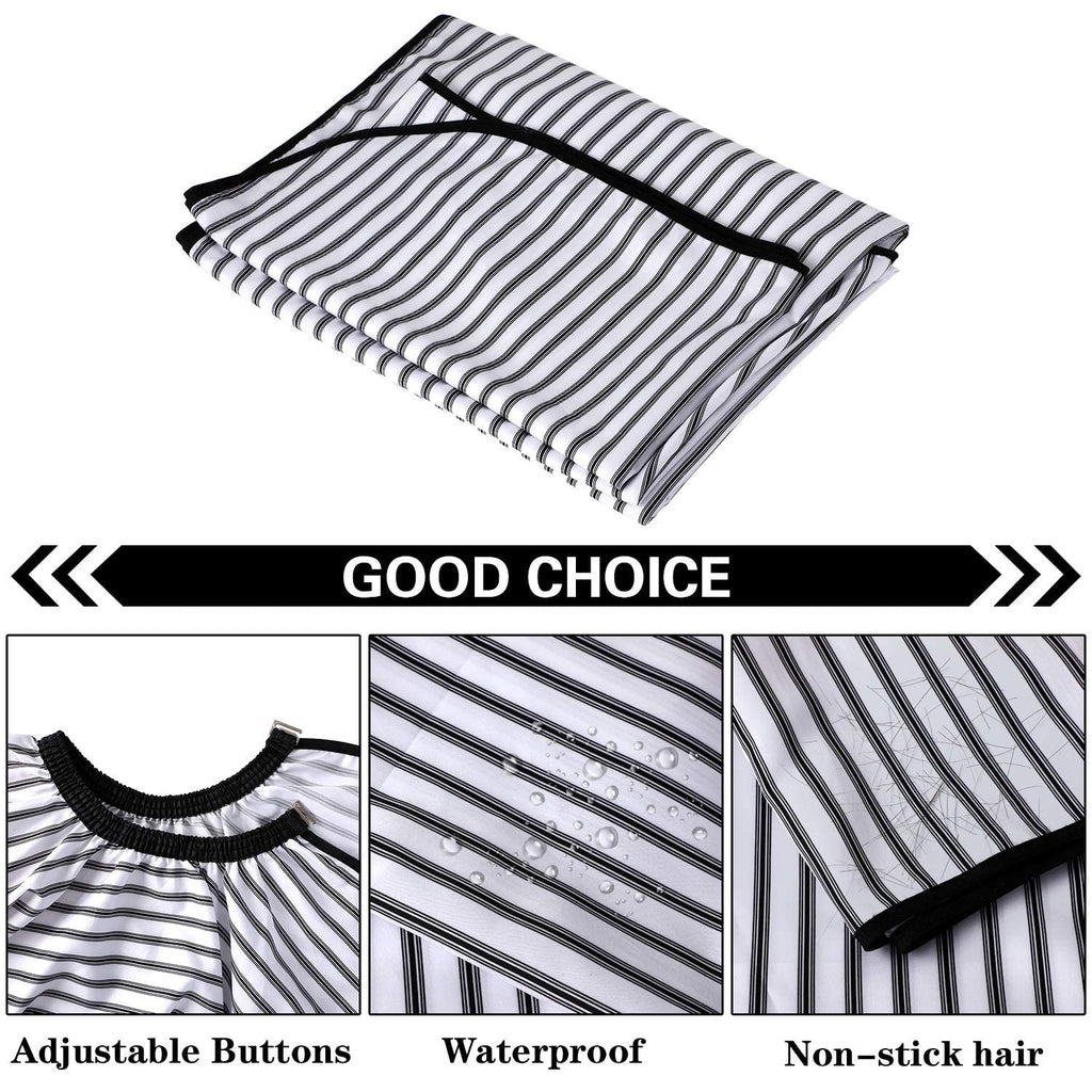 Professional Hair Cutting Cape with Neck Duster Brush - Waterproof & Adjustable
