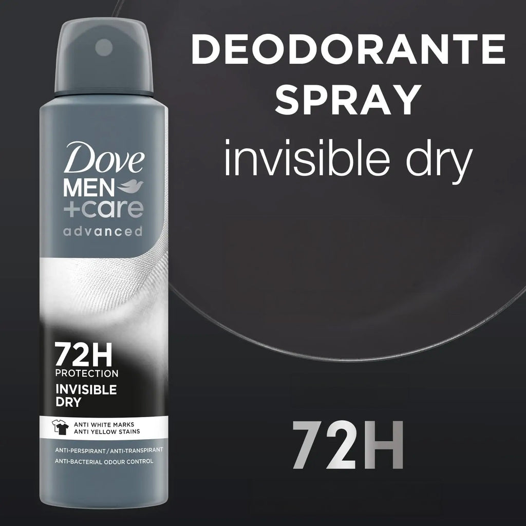 Men's Invisible Dry Antiperspirant Spray - 150ml, 2 Pack, Fresh Scent