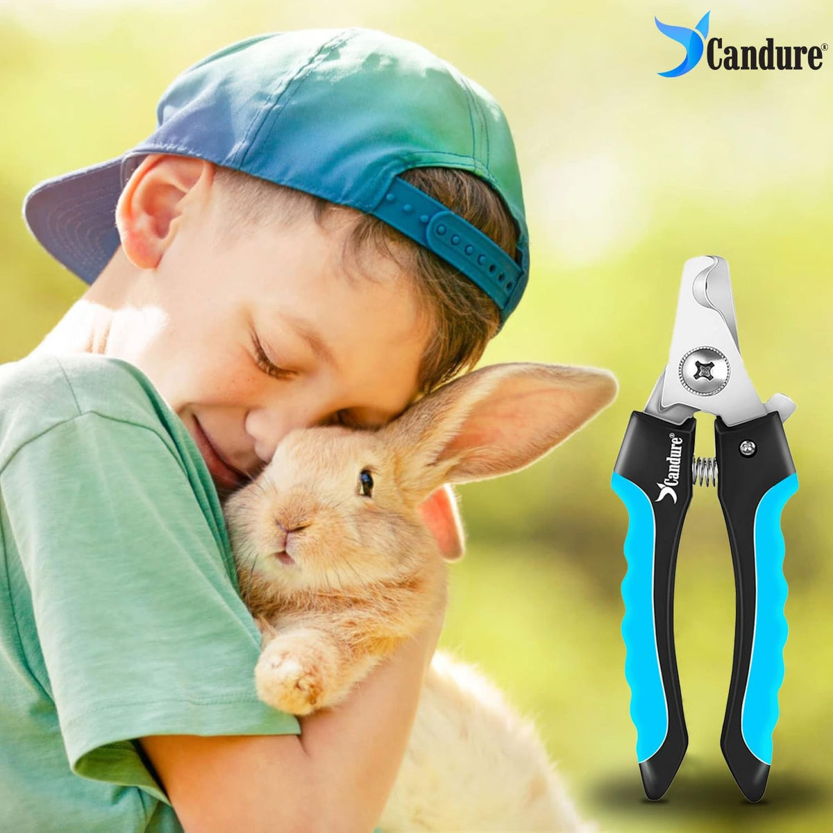 Pet Nail Clippers - Professional Dog, Cat, Rabbit & Guinea Pig Trimmer with Safety Guard