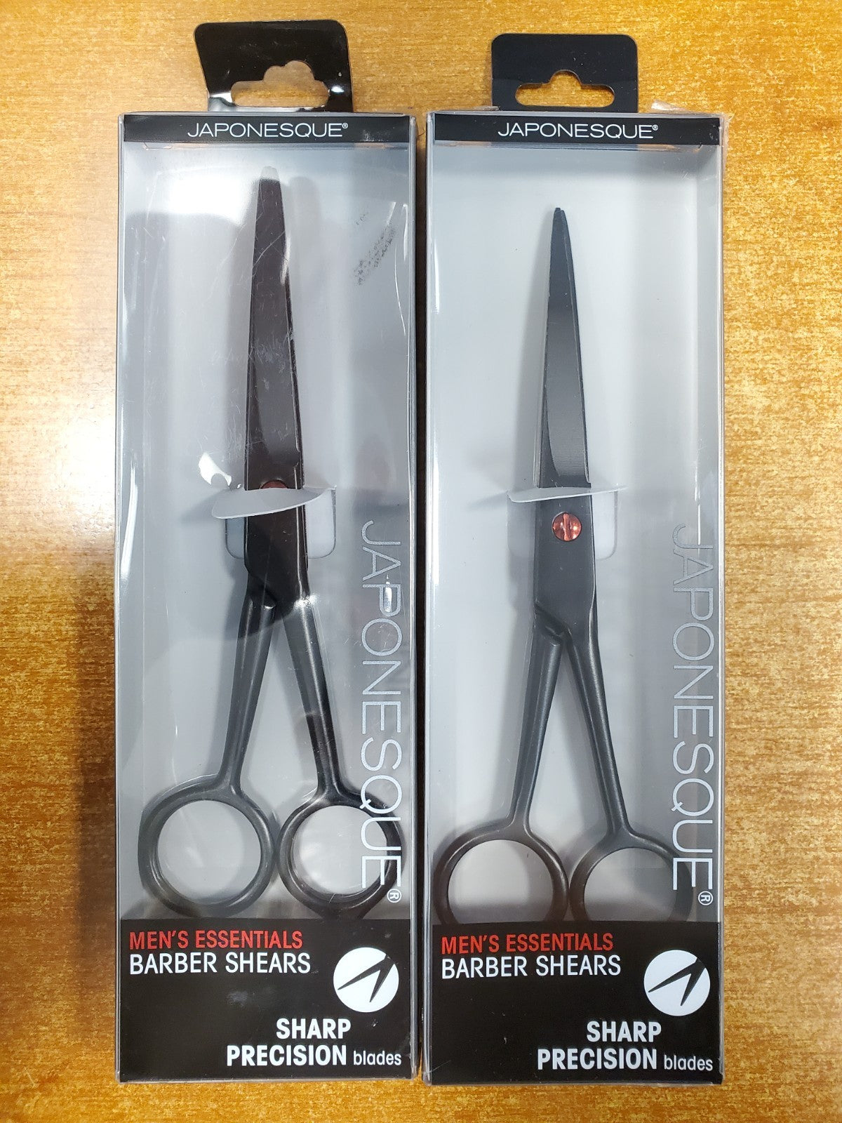 Men's Hair Cutting Shears - Professional Barber Scissors, 2 Pack