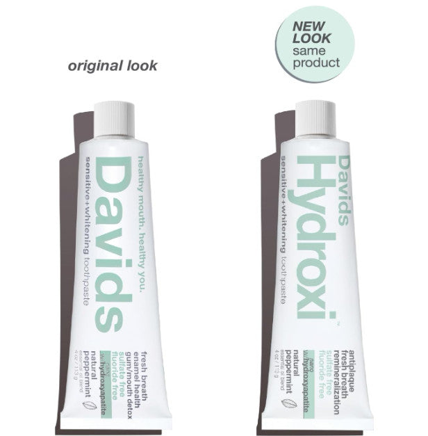 Nano Hydroxyapatite Toothpaste for Sensitive Teeth Remineralization & Whitening - Fluoride Free