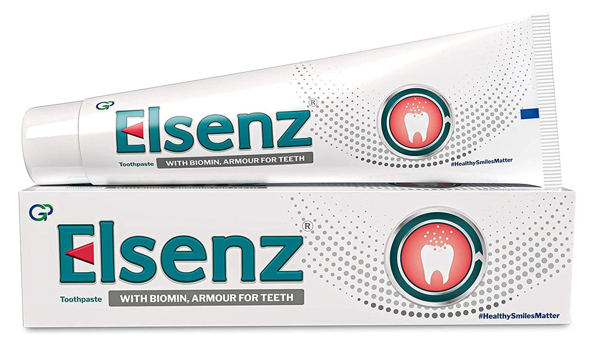Elsenz Anti-Cavity Fluoride Toothpaste 70g Pack of 2 - Remineralizing Oral Care