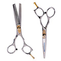Left Handed Hair Shears and Thinning Shear Duo - 5.5 Inch Japanese Steel