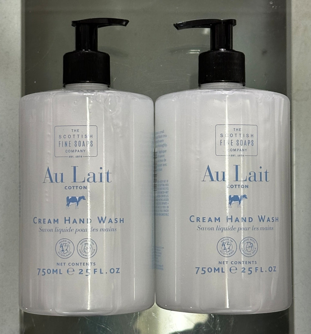 Organic Milk Hand Wash with Cotton & Shea - 750ml, 2-Pack