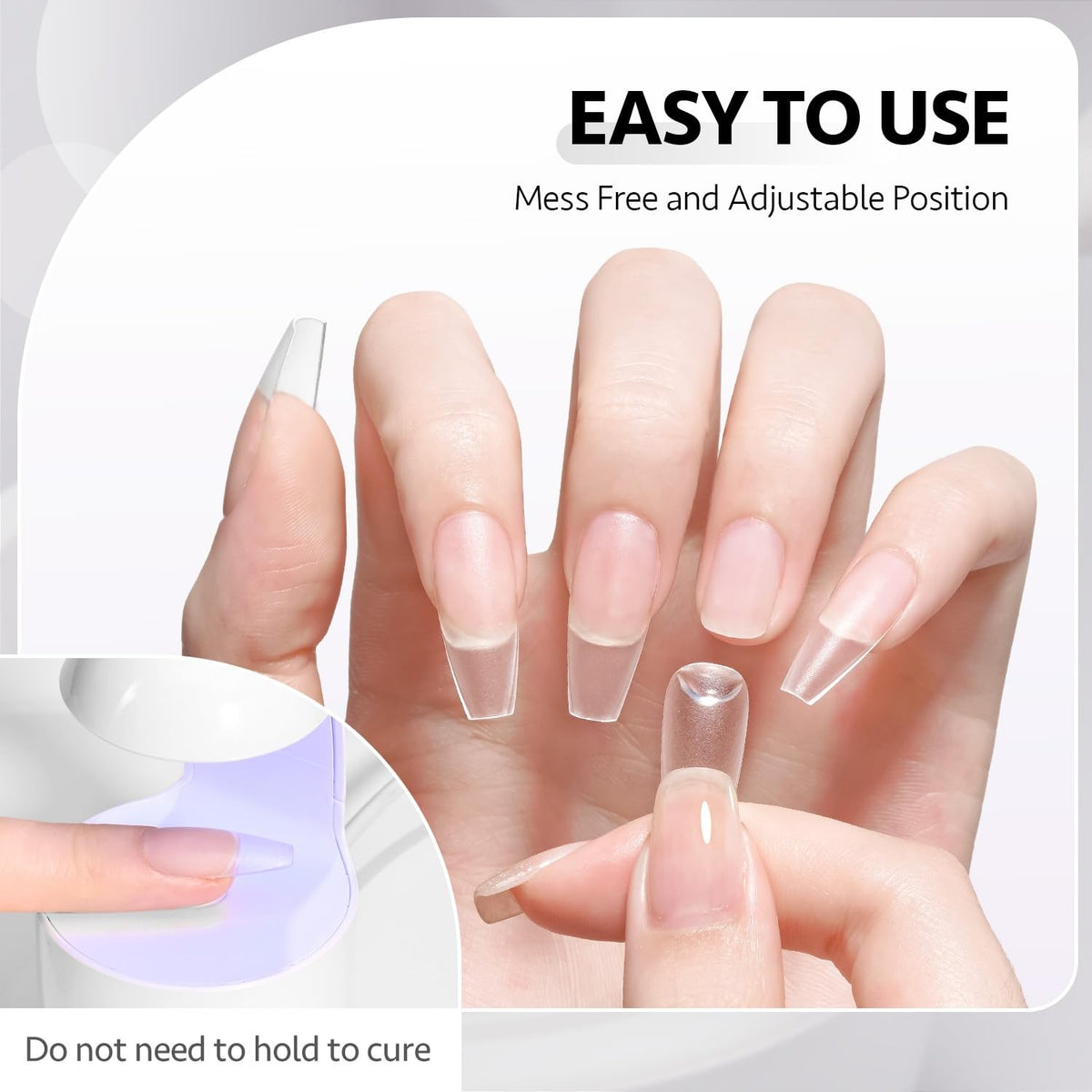 Strong Nail Tip Glue Gel - 15g for Extensions & Press-On Nails