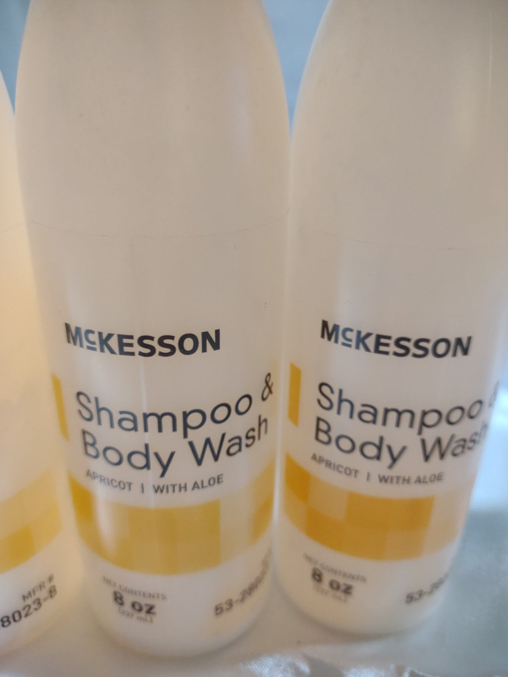 Apricot Scent Body Wash & Shampoo Set - 8 oz, Pack of 3
