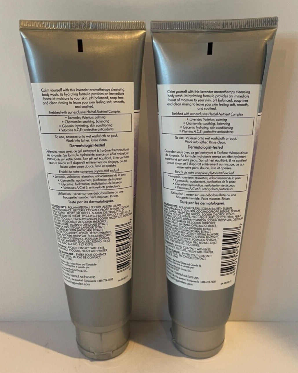 (Pack of 2) Lavender Body Wash - Gentle 6.4 oz Cleansing Shower Gel for Sensitive Skin