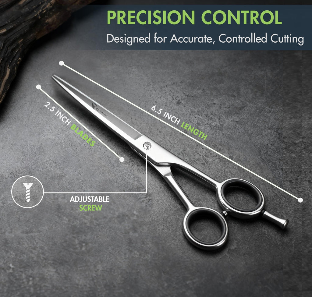 Professional Hair Cutting Scissors 6.5 Inch Stainless Steel Barber Shears
