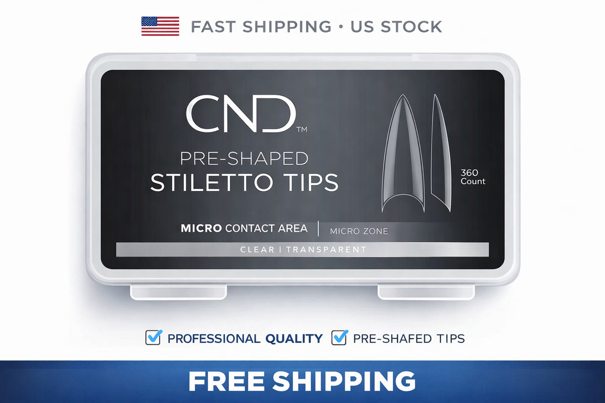 Pre-Shaped Stiletto Nail Tips - Professional Nail Extensions 360 Count