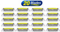20 Pack Razor Blades Refills for Xtreme3 & Sub Zero Shaving Razors