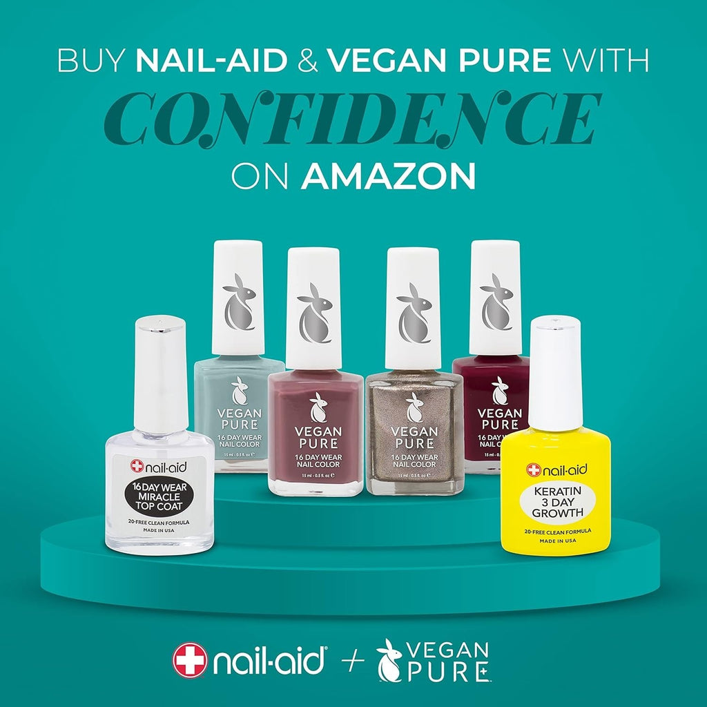 Nail Strengthener with Biotin - Clear Nail Treatment & Growth Boost